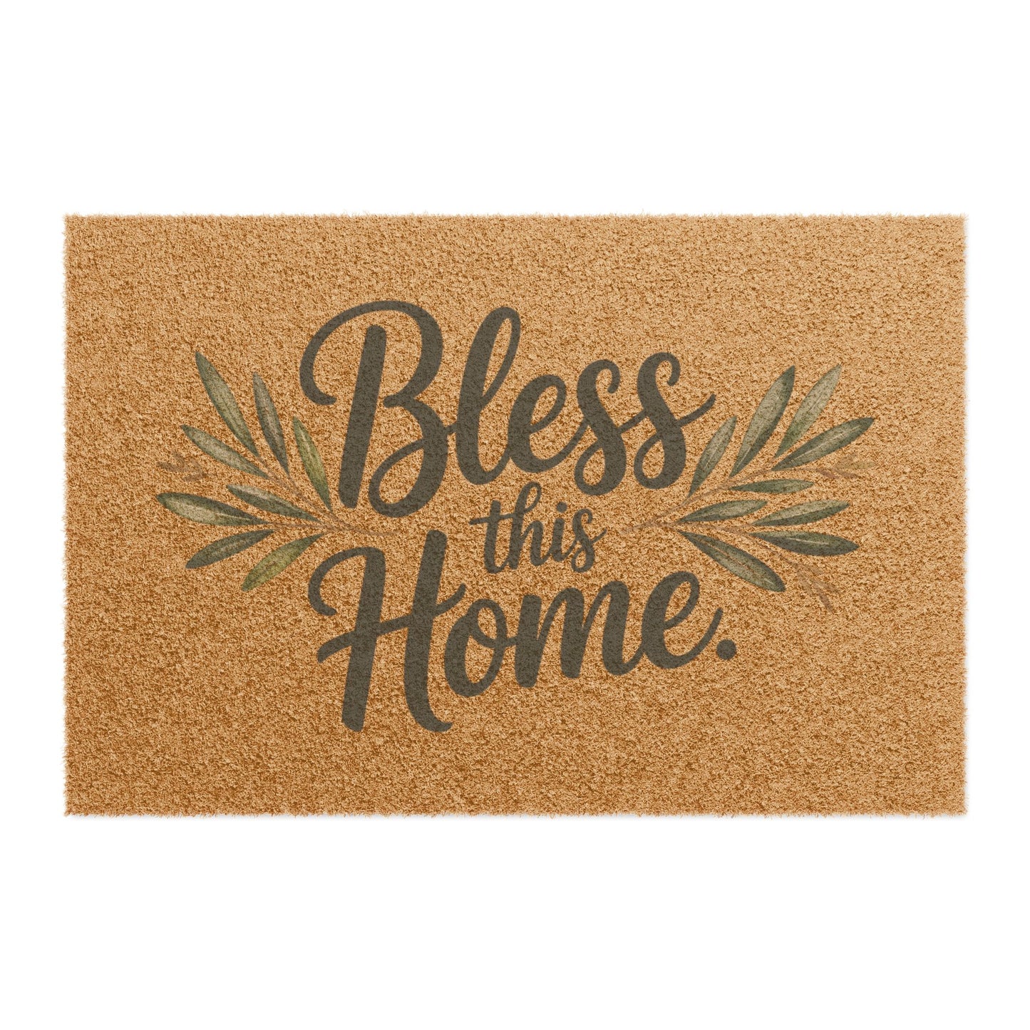 Bless This Home Doormat | Charming Entry Mat, Housewarming Gift, Seasonal Decor, Welcome Mat, Rustic Style Home Accessory