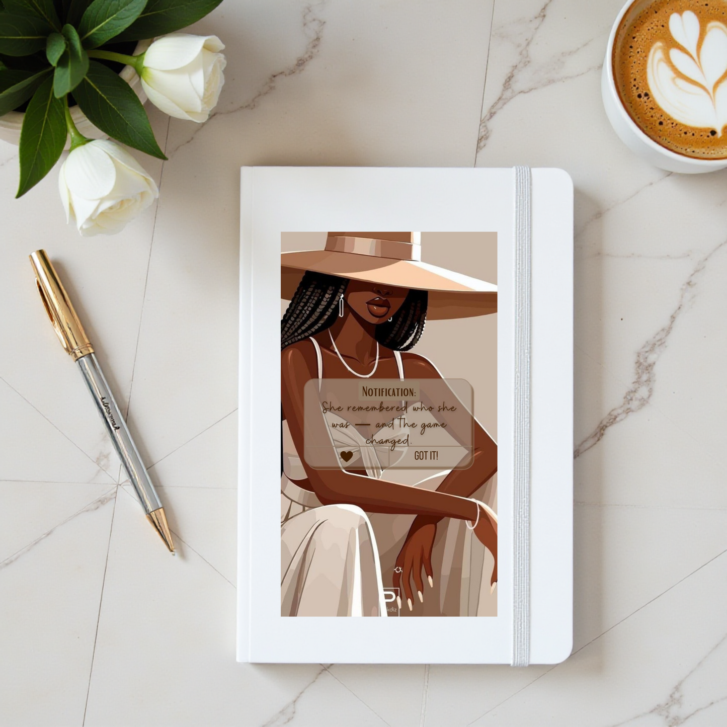 NOTIFICATION SHE REMEMBERED - UV DTF JOURNAL WRAY