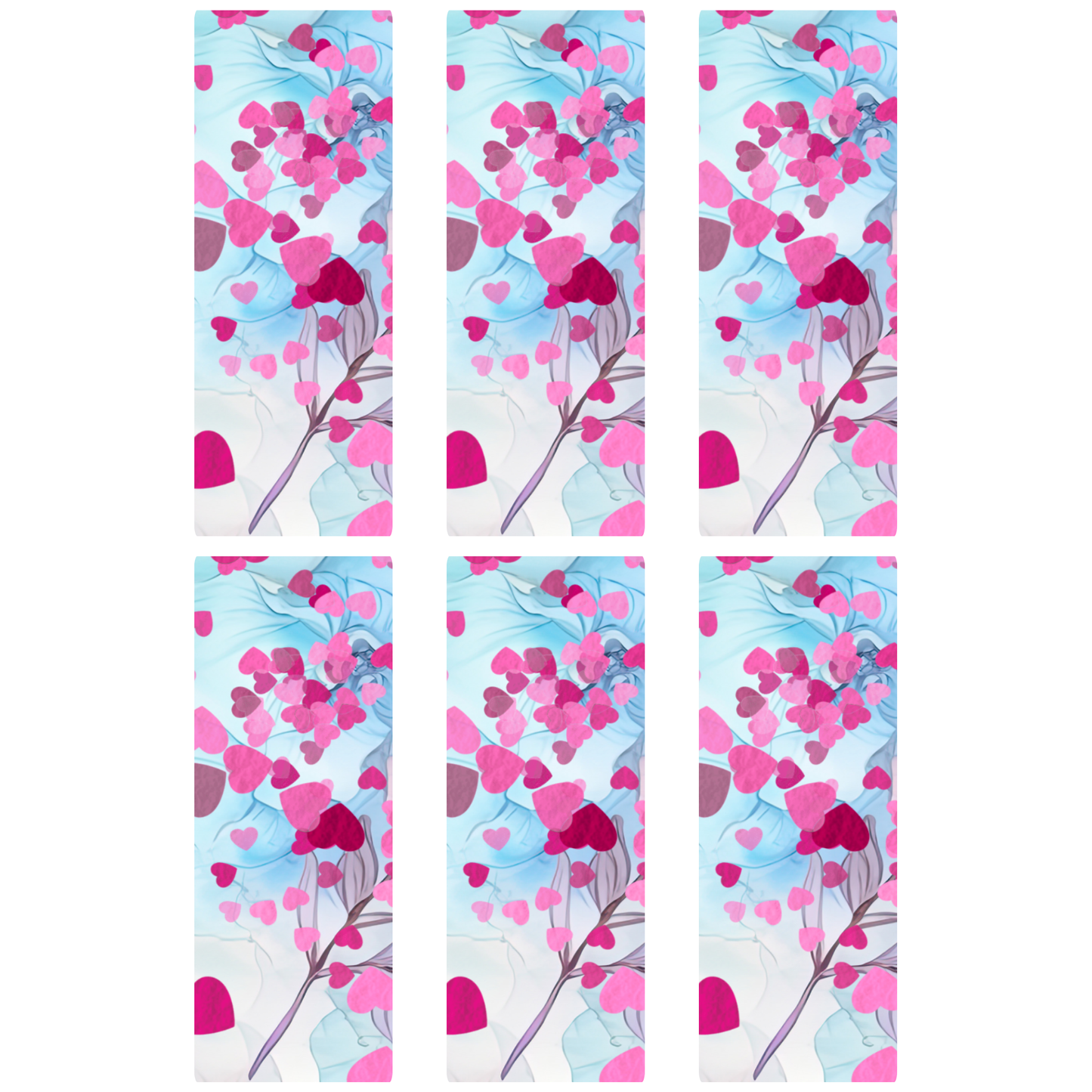 JUMBO SUBLIMATION PAPERCLIP TRANSFER FOR (HEART TOPPED & CIRCLE ADORNED SHAPE) PAPERCLIP