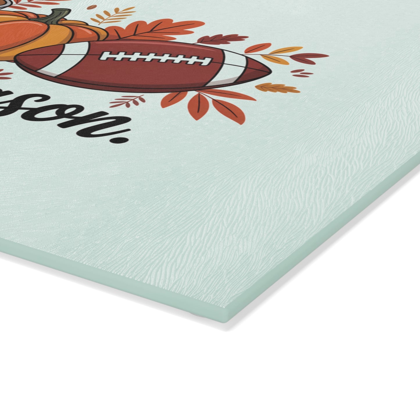 Autumn Glass Cutting Board, Festive Kitchen Decor, Fall Harvest Gift, Thanksgiving Dinner Essential, Holiday Entertaining Item