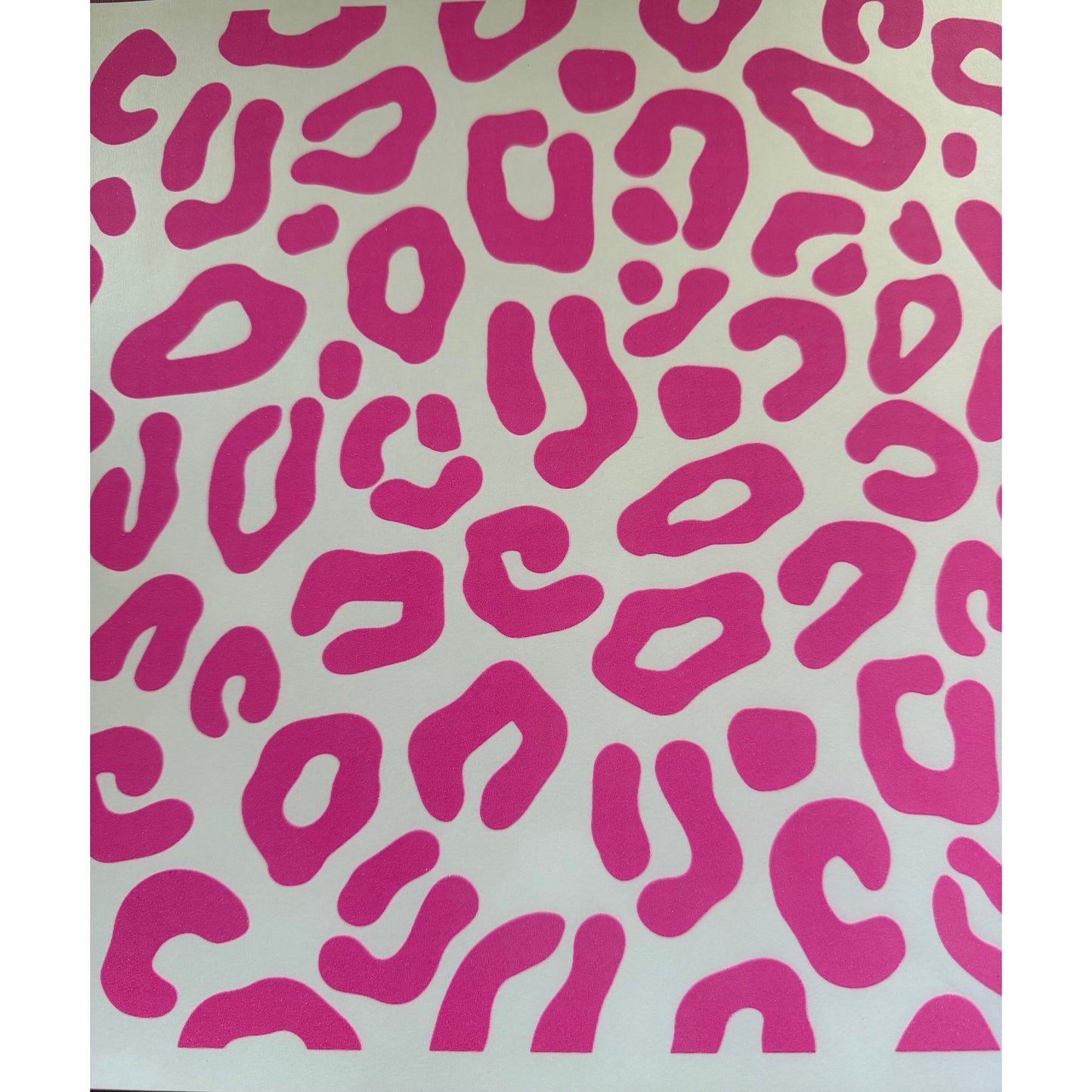 12x12 Leopard Sheets Screen Print - PINK