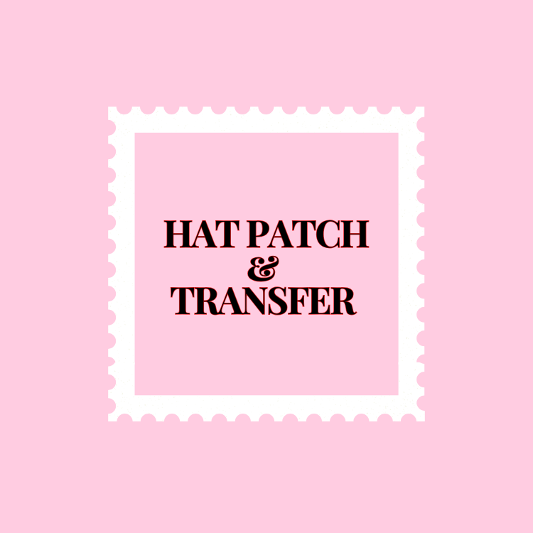 HAT PATCHES AND TRANSFERS