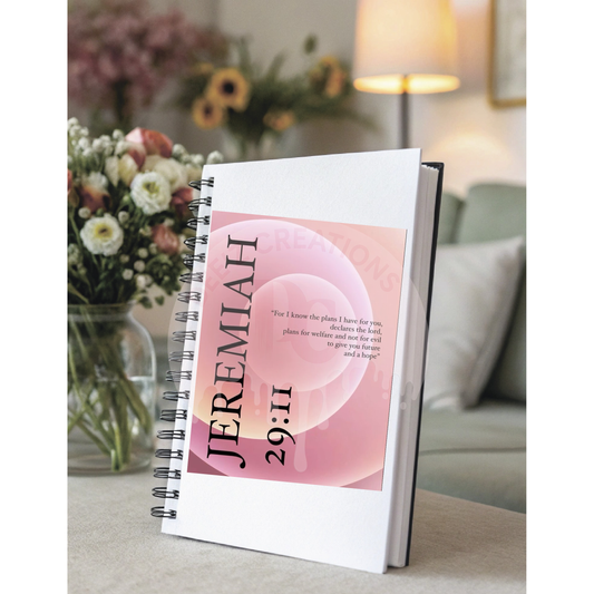 UV DTF - Planner Cover Decal - Jeremiah 29:11