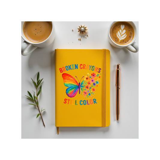 BROKEN CRAYONS STILL COLOR - UV DTF JOURNAL COVER WRAP