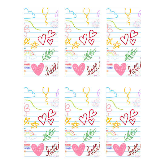 PAPERCLIP SUBLIMATION TRANSFER (FOR PENCIL & REGUAL SHAPE PAPERCLIP)
