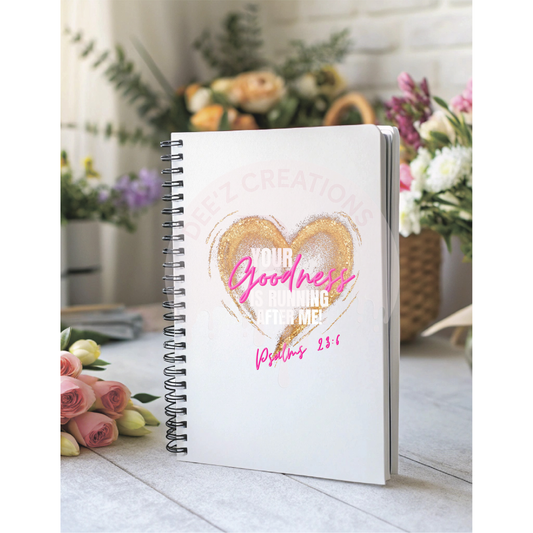 UV DTF - Planner Cover Decal Your Goodness Is Running After Me