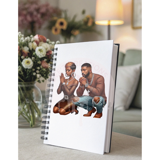 UV DTF - Planner Cover Decal Praying Couple
