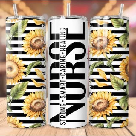 Nurse Life – 20oz Skinny Tumbler Wrap