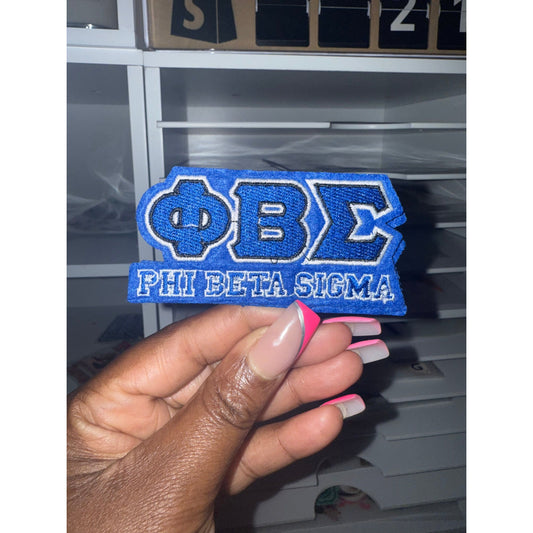 3" Iron-On Hat Patch – PHI BETA SIGMA