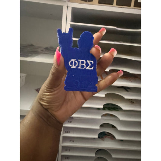 3" Iron-On Hat Patch – PHI BETA SIGMA