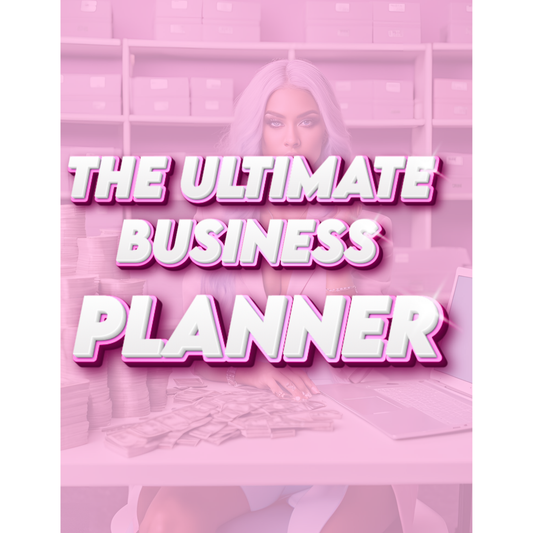 THE ULTIMATE BUSINESS PLANNER - EDITABLE TEMPLATE